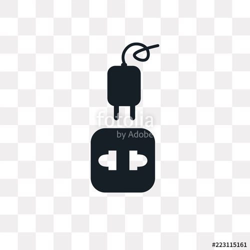 500x500 Charger Icon On Transparent Background Modern Icons Vector