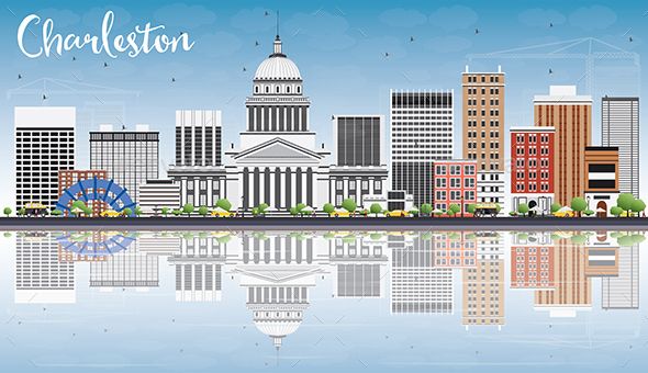 590x340 Charleston Skyline With Gray Buildings Just Cool Shit I Like