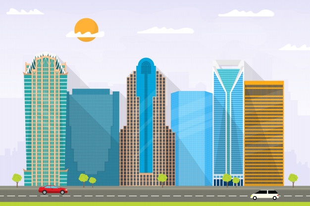 626x416 Charlotte Skyline Vectors, Photos And Free Download