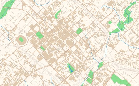 450x278 Charlotte North Carolina Printable Map Excerpt This Vector