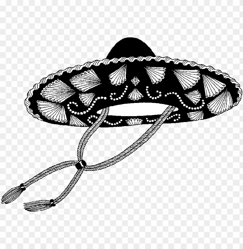 840x859 Download Sombrero Charro Vector Png