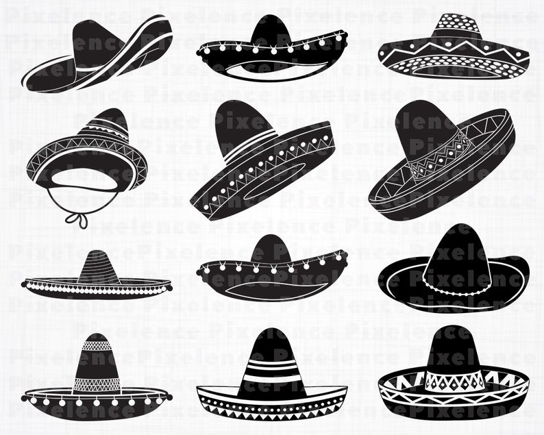 794x635 Cliparts For Free Download Sombrero Clipart Floral Vector