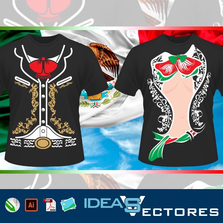 750x750 Charros De Mexico Super Vector, Vinil Serigrafia Sublimado