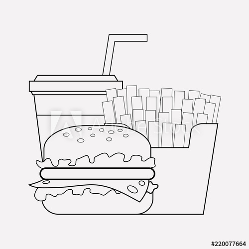 500x500 Cheat Meal Icon Line Element Vector Illustration Of Cheat Meal
