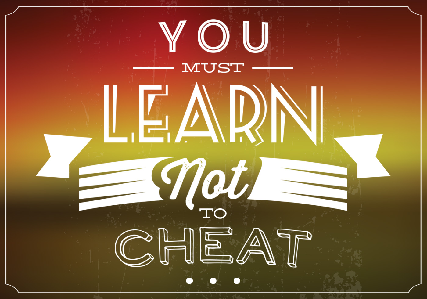 1400x980 Cheating Free Vector Art