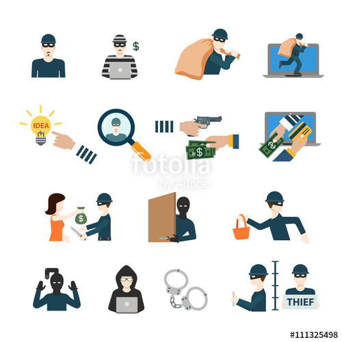 500x500 Crime Criminal Business Robber Thief Cybercrime Professional