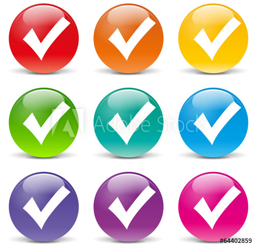 500x483 Vector Checkmark Icons