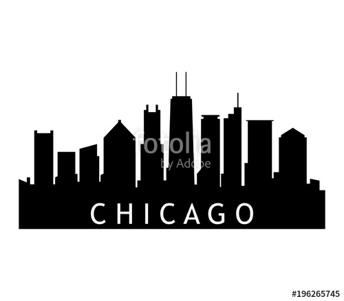 500x438 Chicago Skyline Stock Image And Royalty Free Vector