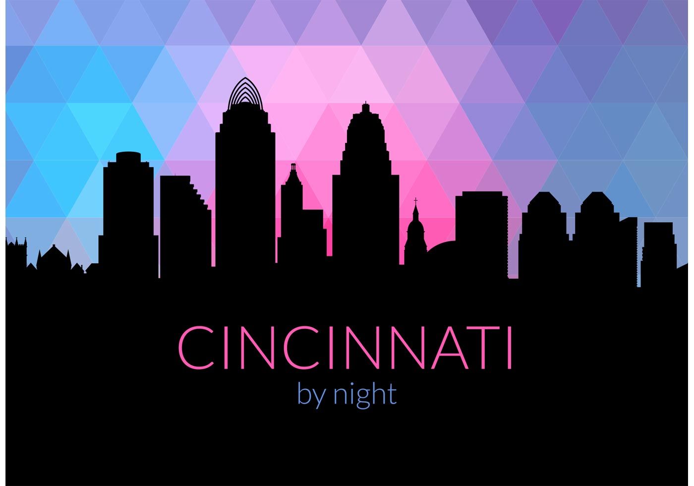1400x980 Free Cincinnati Skyline