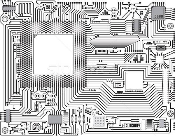 Vector Circuit Board 600x468 Vector Circuit Board