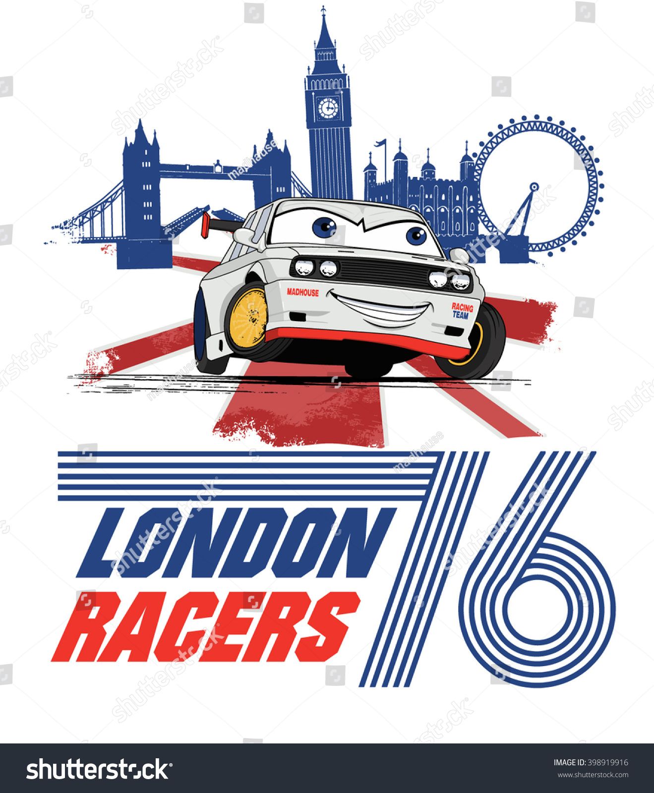 1319x1600 London Racers Vector Car Cartoon Car Illustration Car City Car