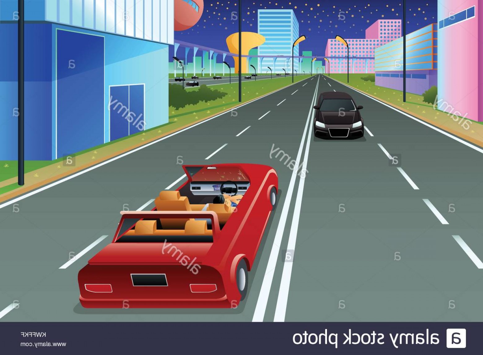 1560x1147 Stock Photo A Vector Illustration Of Self Driving Car