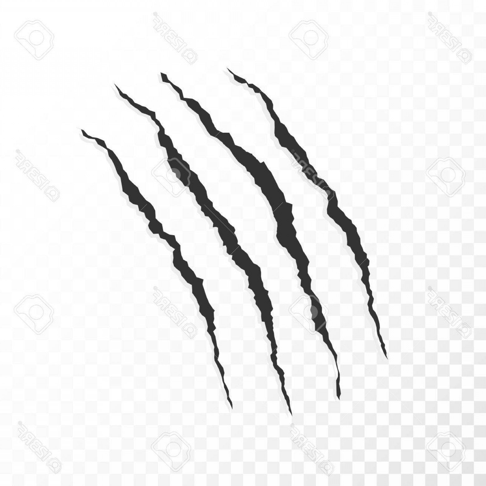 1560x1560 Photostock Vector Claws Scratches On Transparent Background Vector