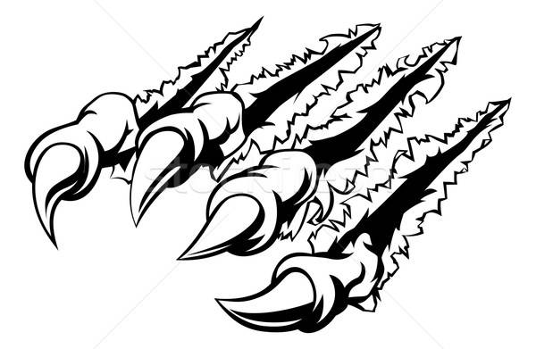 600x391 Claw Marks Stock Vectors, Illustrations And Cliparts Stockfresh