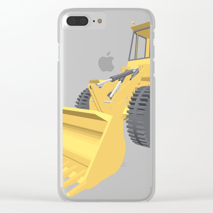 700x700 Bulldozer Projection Vector Clear Iphone Case