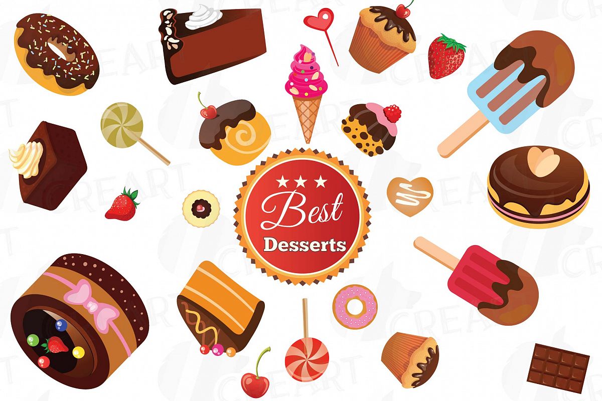 1200x800 Desserts Clipart Collection, Delicious Cakes Vector And Png