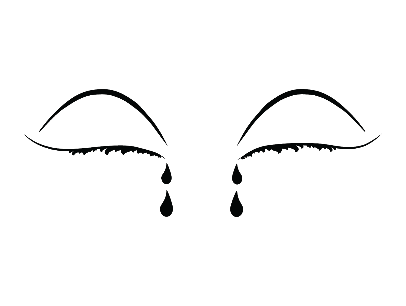 1600x1207 Vector Crying Eyes Free Png And Clipart Free Download