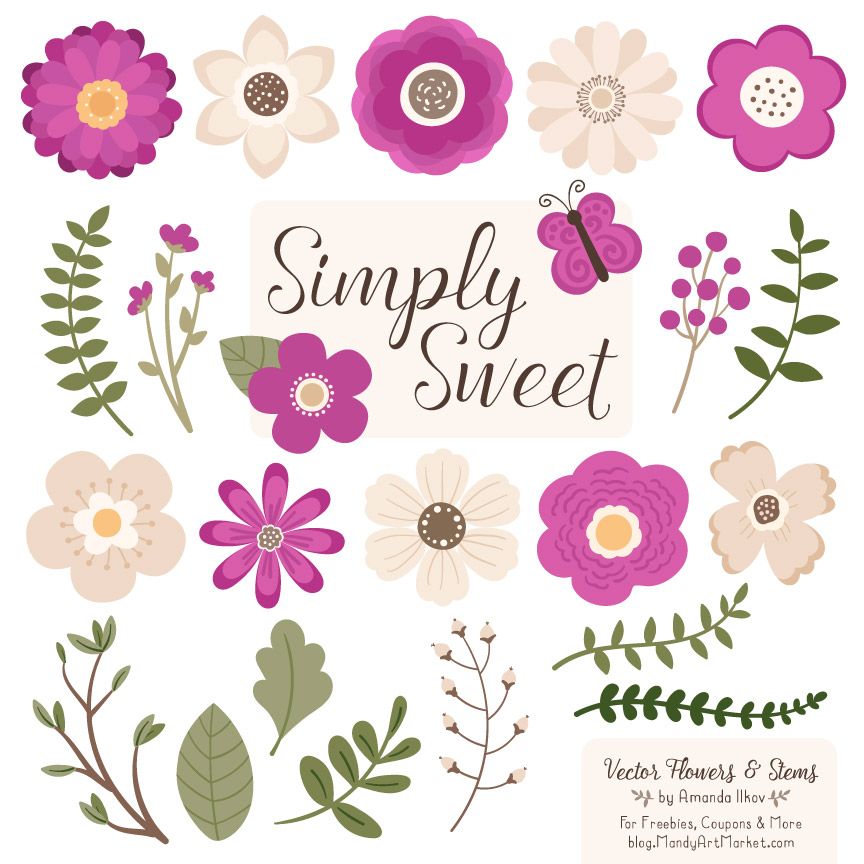 864x864 Fuchsia Flower Clipart Vectors