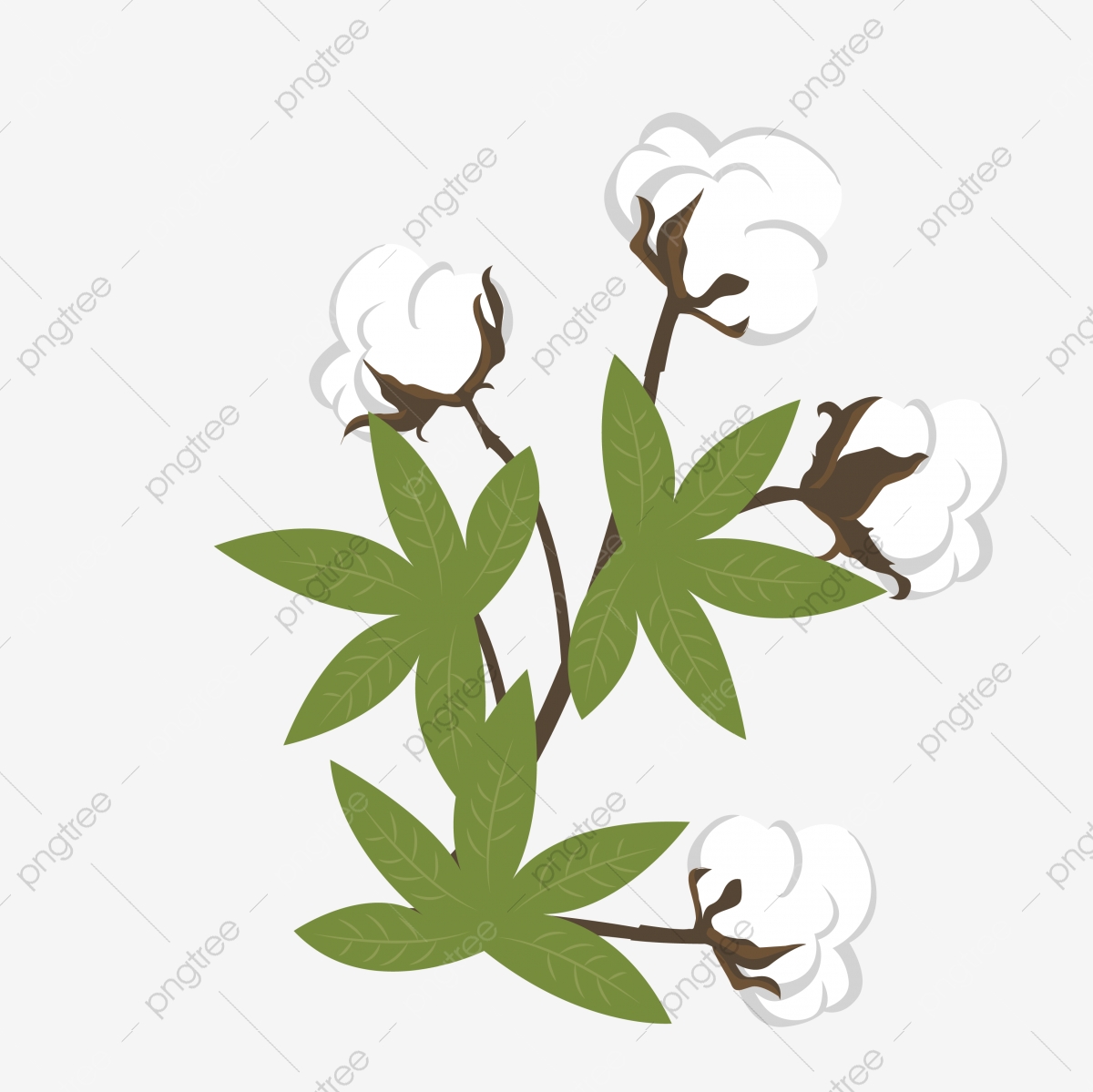 1200x1199 Cartoon Petal Decoration Flower Design Greeting Card Design