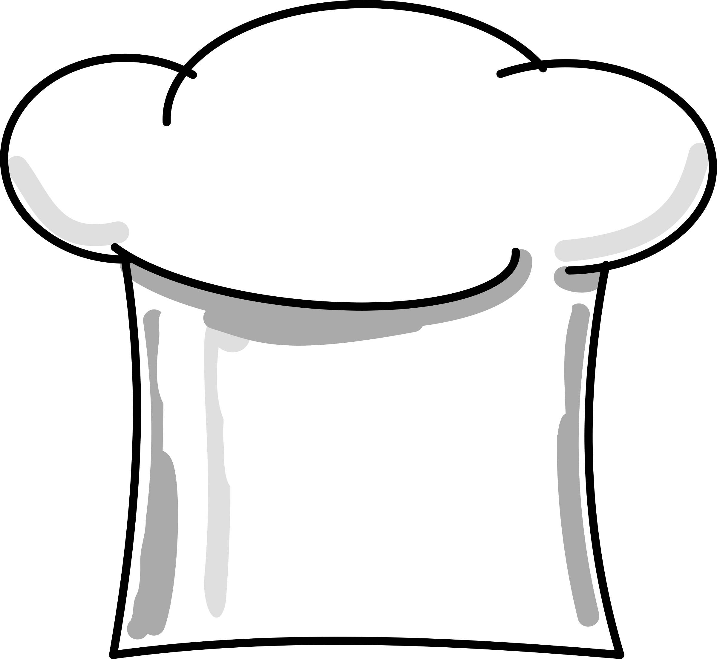 2400x2206 Chef Hat Vector Clipart Image