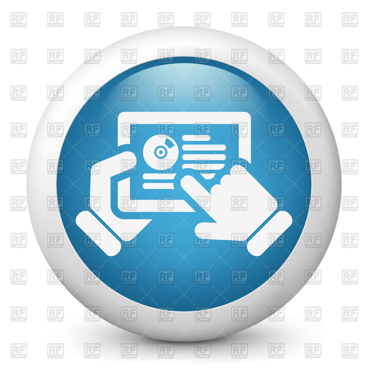 Software Or Music Website On Tablet 1200x1200 Software Or Music Website On Tablet