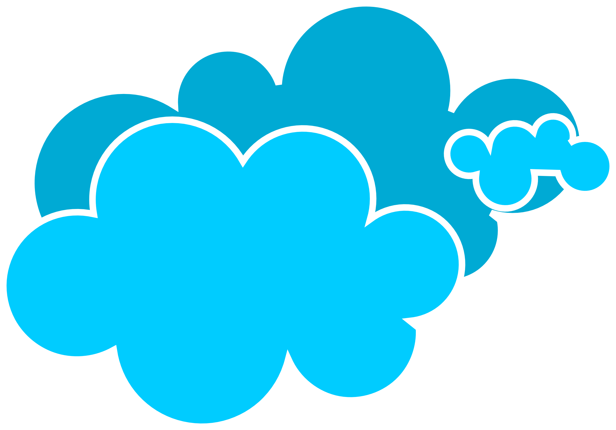 2400x1679 Cloud Clipart In Free Vector Images
