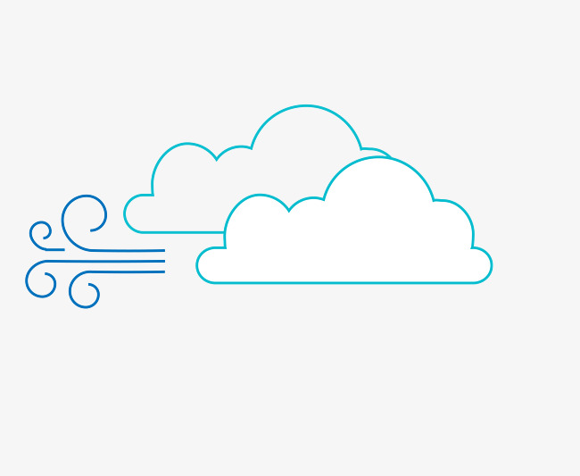 650x533 Vector Flat Wind Blowing Cloud Png Pictu