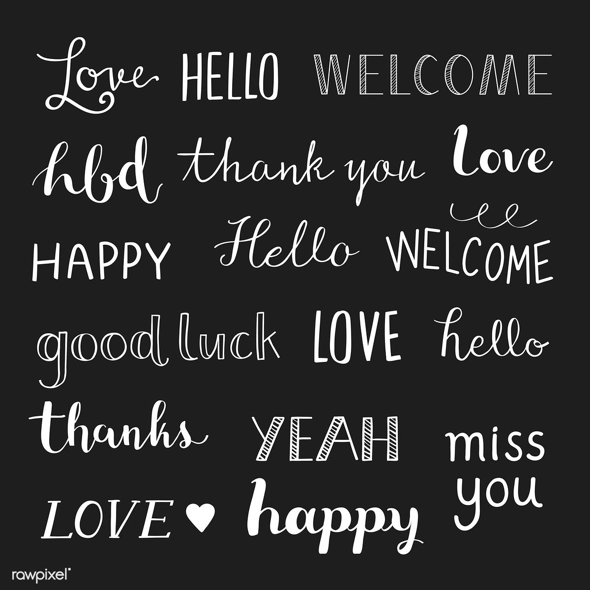 1200x1200 Download Premium Vector Of Greetings Typography Design Vector