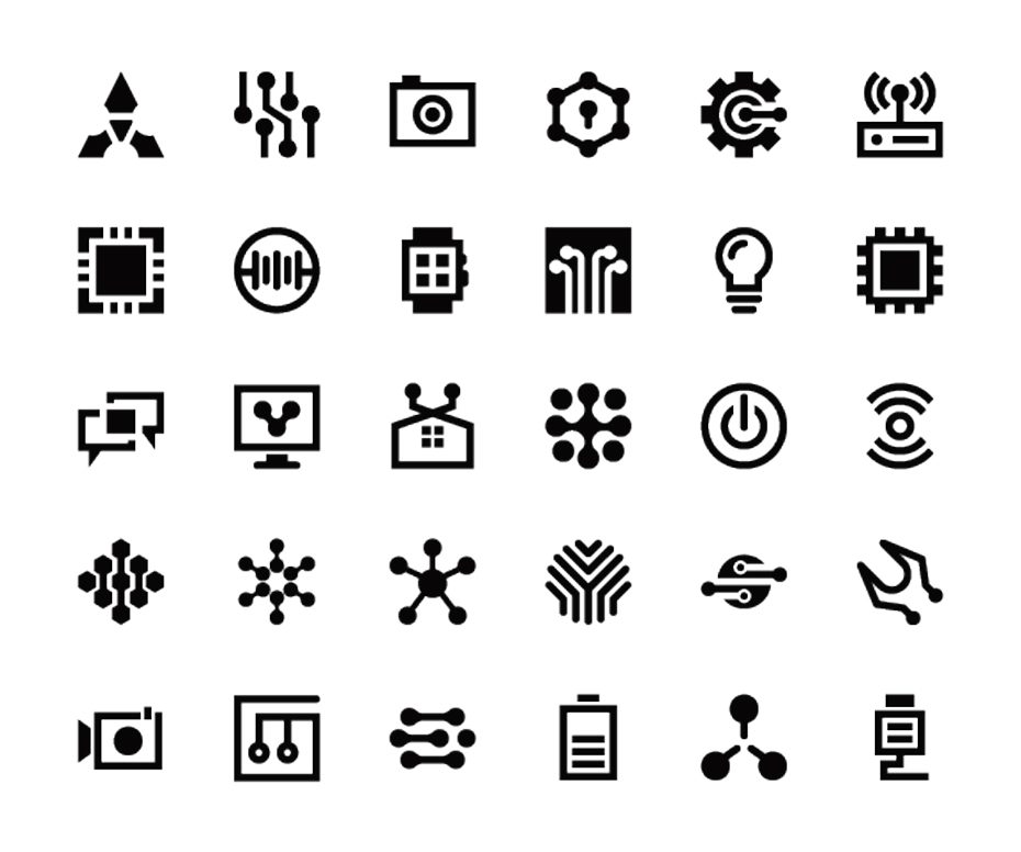 930x776 Technology Symbols Free Vectors Frebers