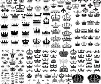 336x280 Black Crown Collection Vector Free Download Vectorpicfree