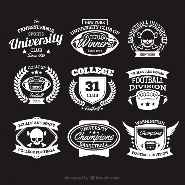 College Badges Vector Free Download 626x626 College Badges Vector Free Download