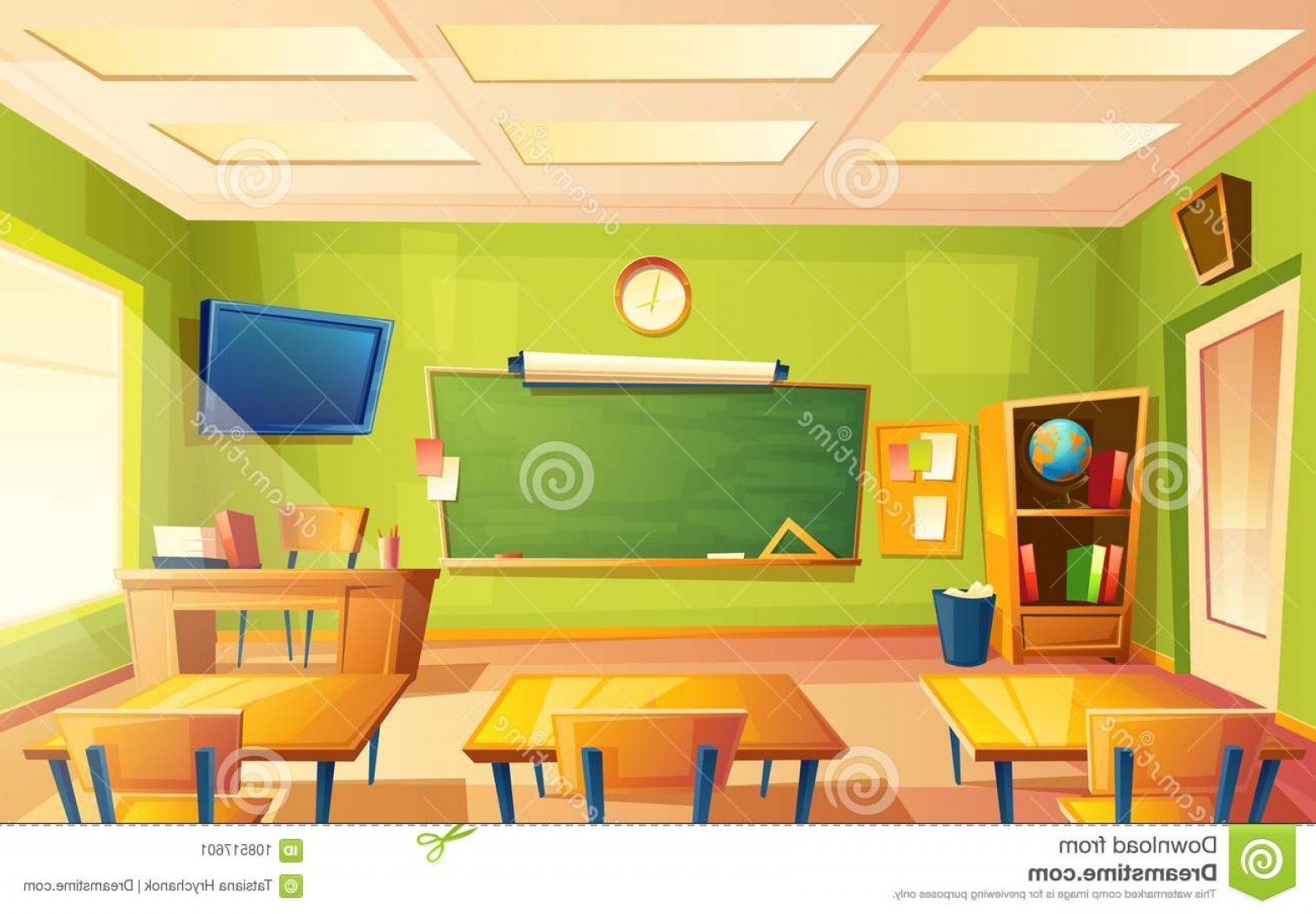 Vector School Classroom Interior Training Room University 1560x1083 Vector School Classroom Interior Training Room University