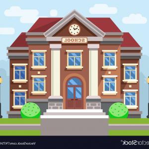 College Campus For Students Or University Building Vector 300x300 College Campus For Students Or University Building Vector