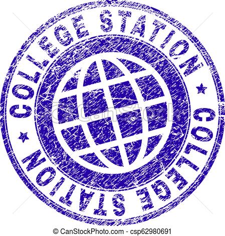 Scratched Textured College Station Stamp Seal College Station 449x470 Scratched Textured College Station Stamp Seal College Station