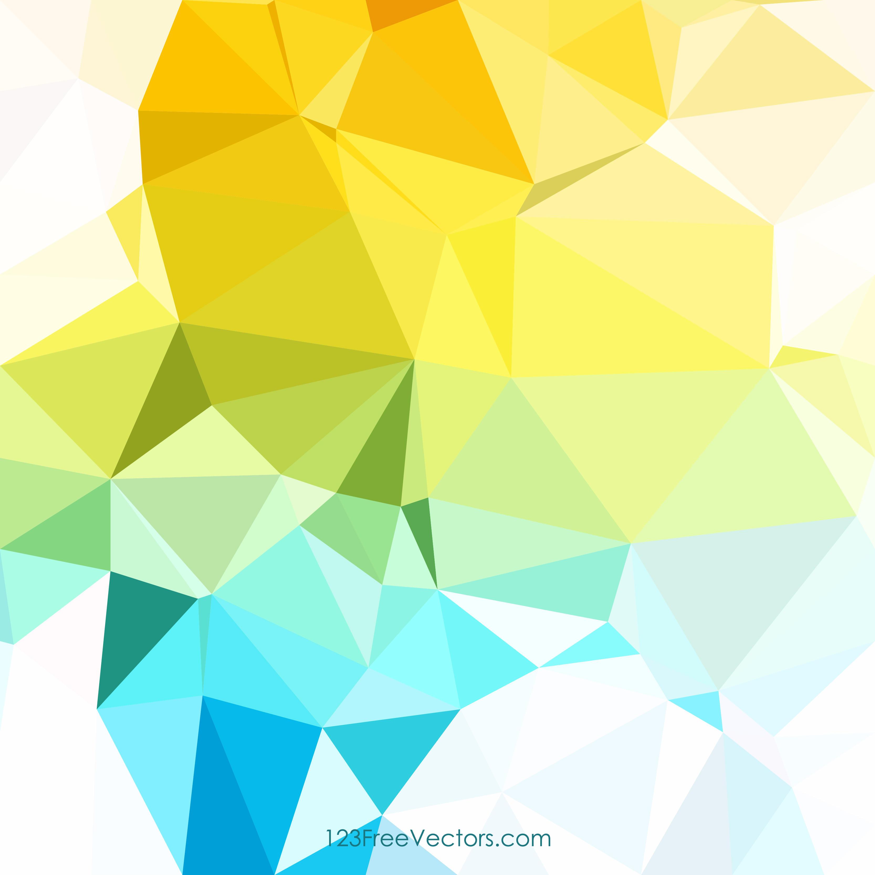 3333x3333 Low Poly Light Color Background Vector