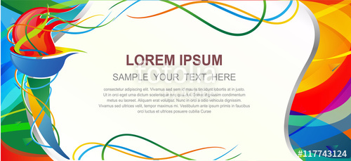 500x229 Rio Vector Color Background, Brazil Summer Games In Rio De