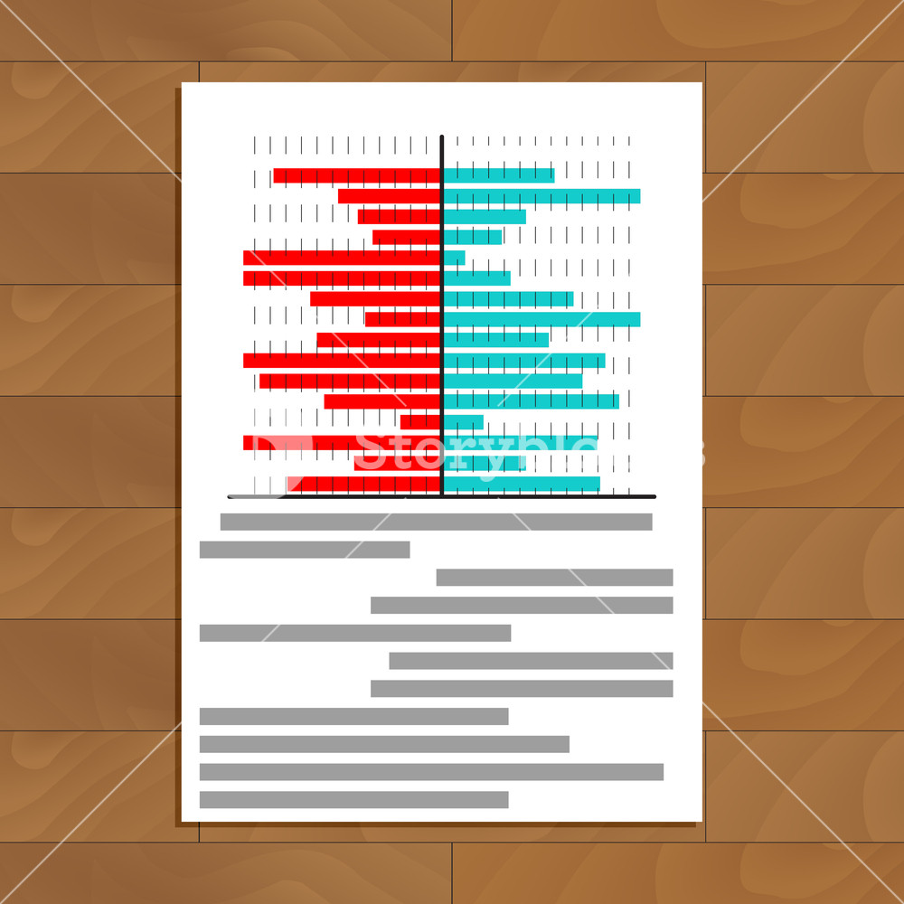 With Chart On Table Business Info Color Chart Information 1000x1000 With Chart On Table Business Info Color Chart Information