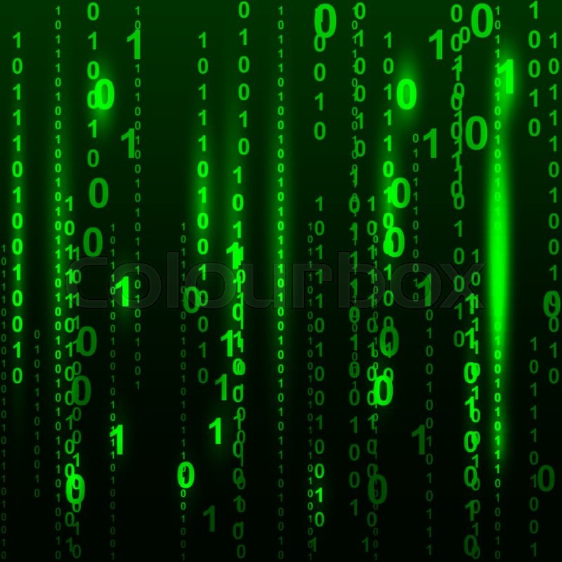 800x800 Green Color Code Streams Glowing On Stock Vector Colourbox