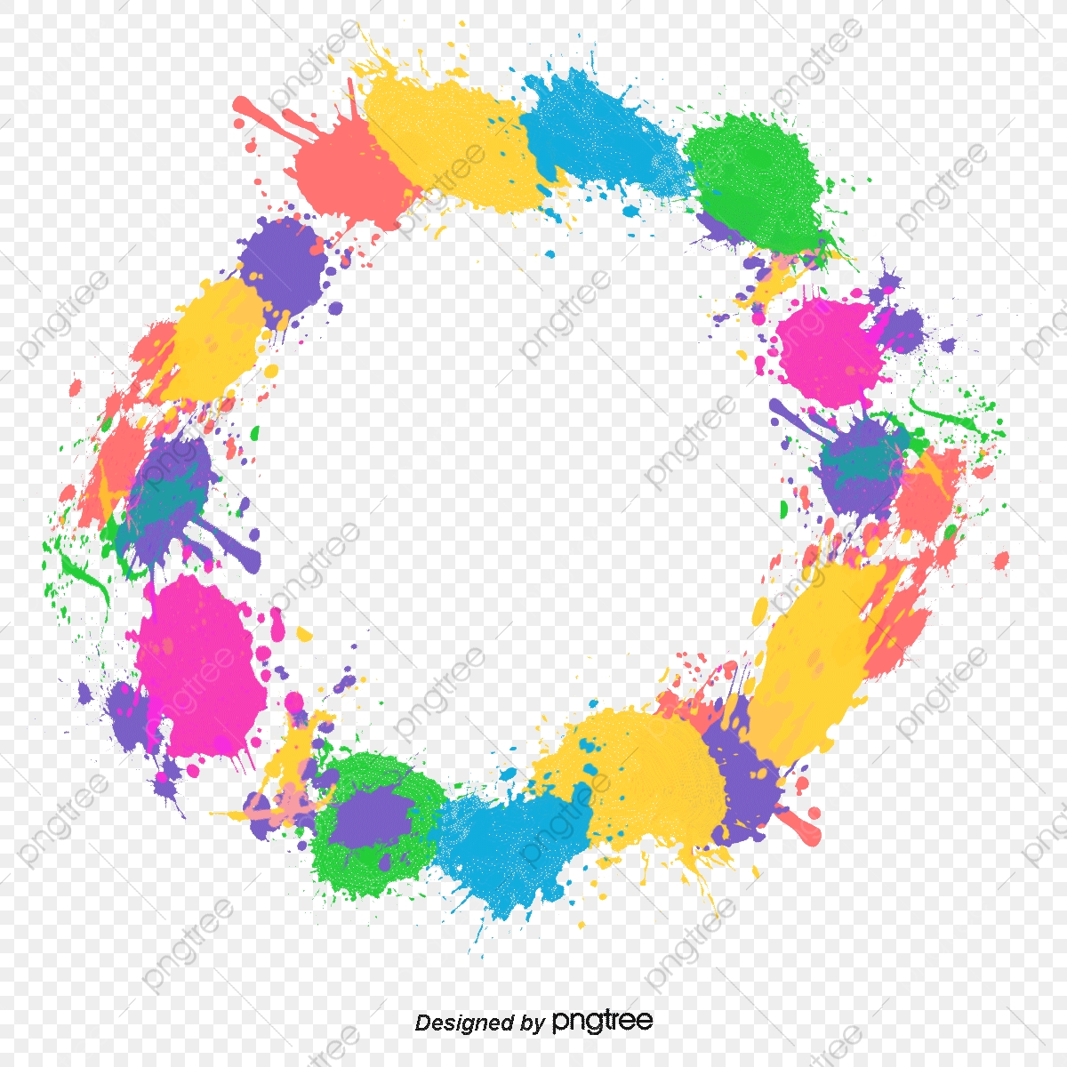 Vector Color Paint Splashes Shading, Shading, Color, Splash Png 1200x1200 Vector Color Paint Splashes Shading, Shading, Color, Splash Png