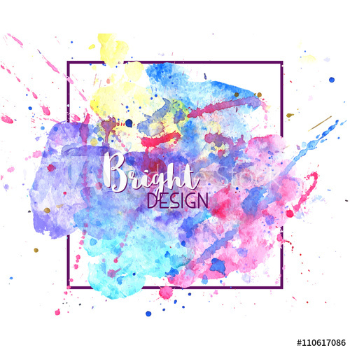 Bright Vector Color Splash Colorful Artistic Backdrop Watercolor 500x500 Bright Vector Color Splash Colorful Artistic Backdrop Watercolor