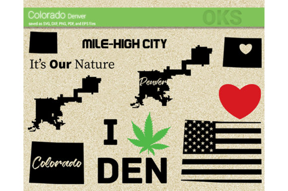 580x386 Colorado Denver Vector Graphic