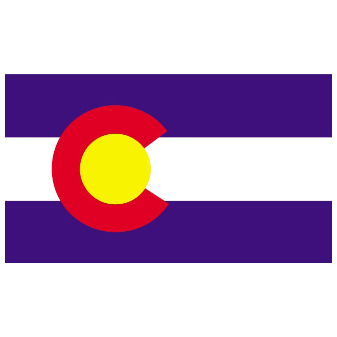 660x660 Colorado Vector Flag
