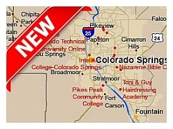 250x186 Colleges And Universitas In Colorado Vector Map