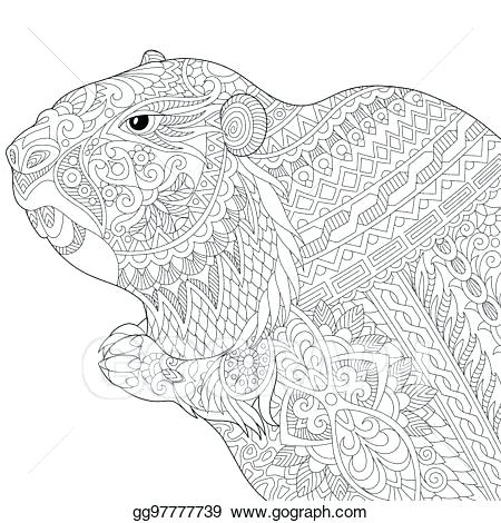 450x470 Woodchucks Coloring Pages