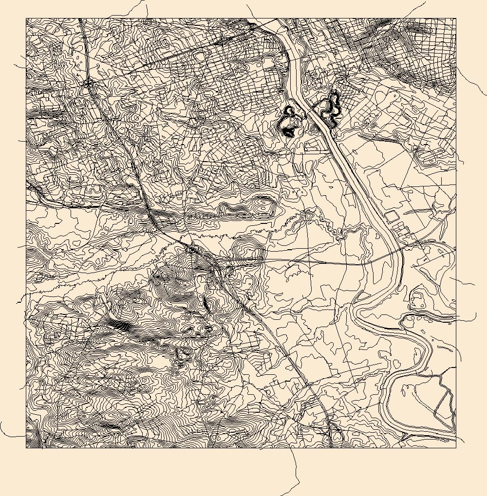 1000x1019 Usgs Topo Map Vector Data