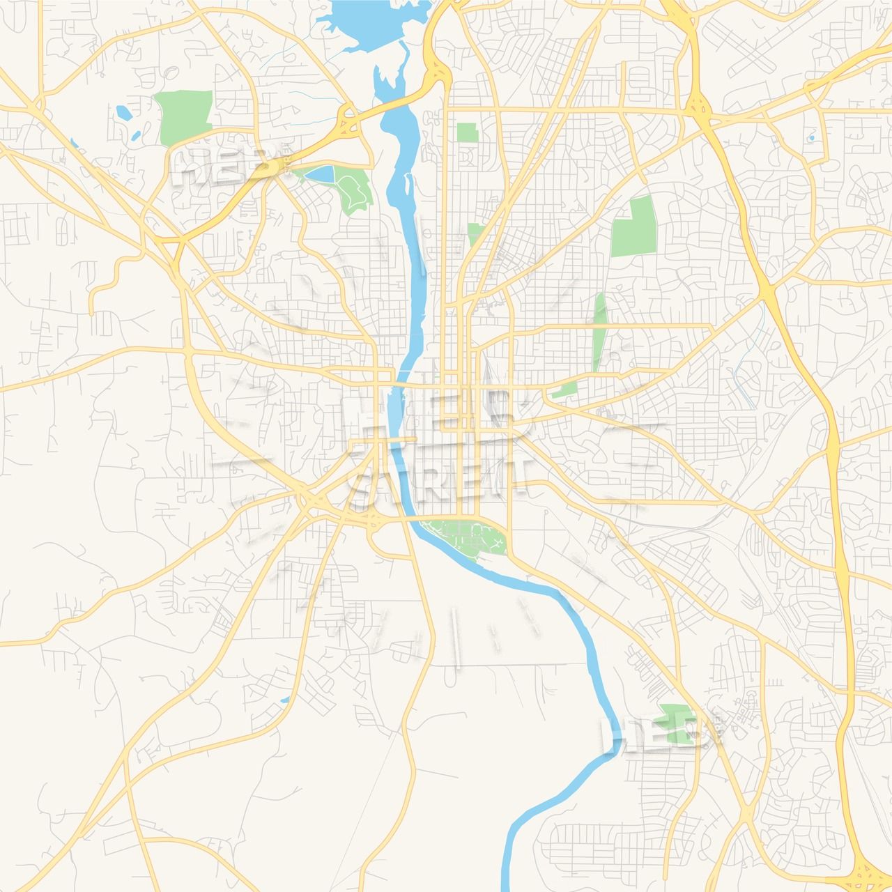 Empty Vector Map Of Columbus, Georgia, Usa Maps Vector Downloads 1280x1280 Empty Vector Map Of Columbus, Georgia, Usa Maps Vector Downloads