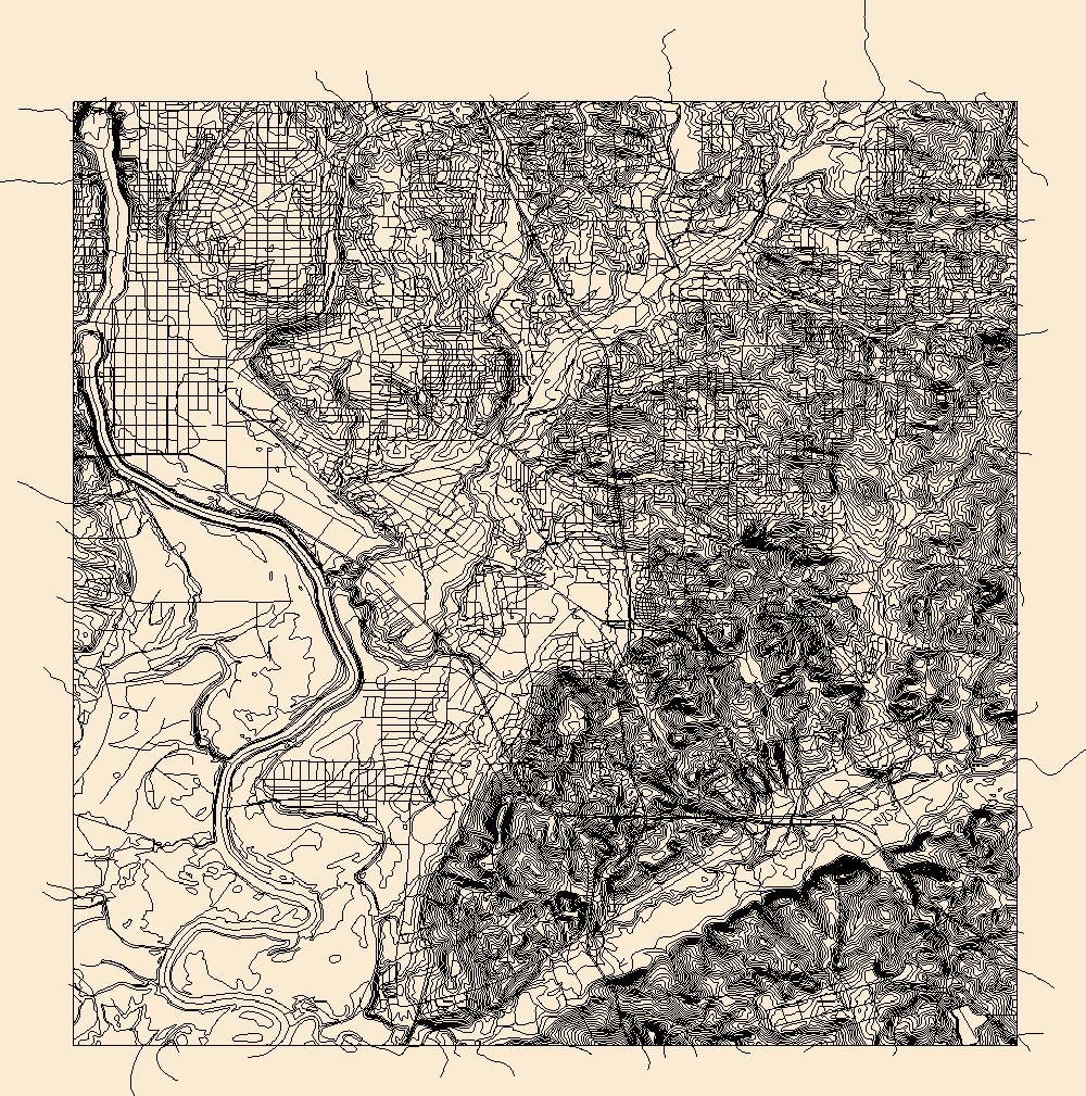 Usgs Topo Map Vector Data 1000x1009 Usgs Topo Map Vector Data