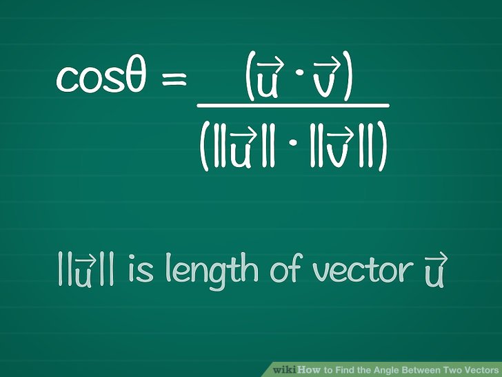 728x546 How To Find The Angle Between Two Vectors Steps