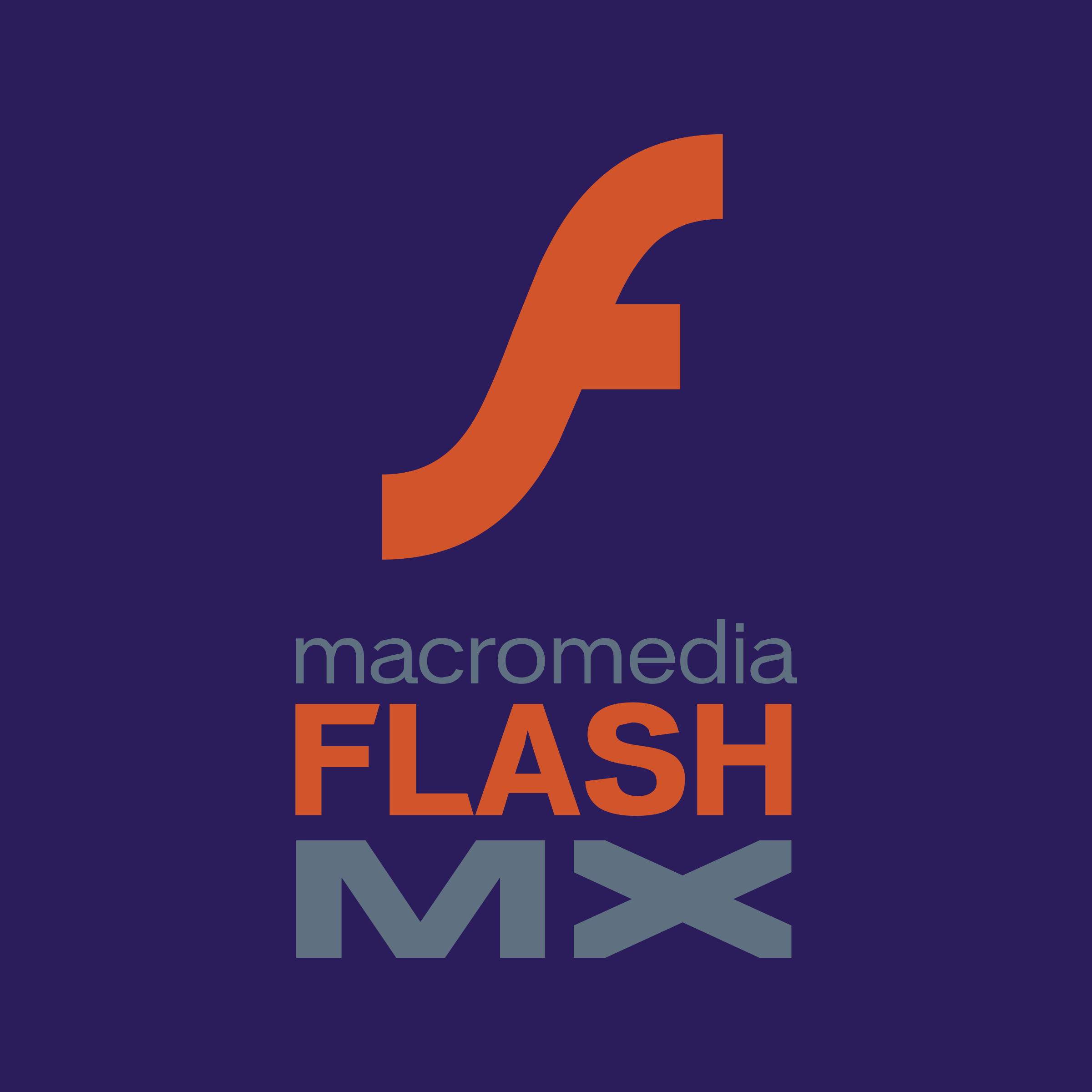 2400x2400 Macromedia Flash Mx Logo Png Transparent Vector