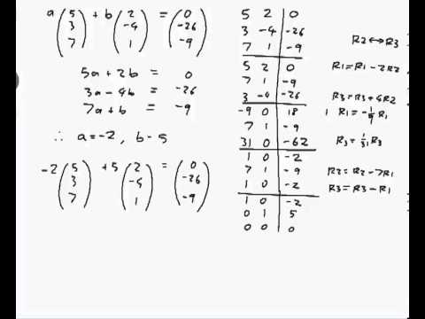 480x360 Example Writing A Vector As A Linear Combination Of Other Vectors